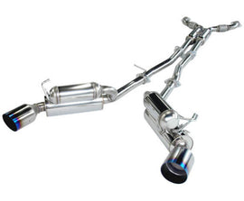 HKS 03-07 G35 Dual Hi-Power Ti Tip Catback Exhaust (SUS304 NO COATING) - 32009-BN002