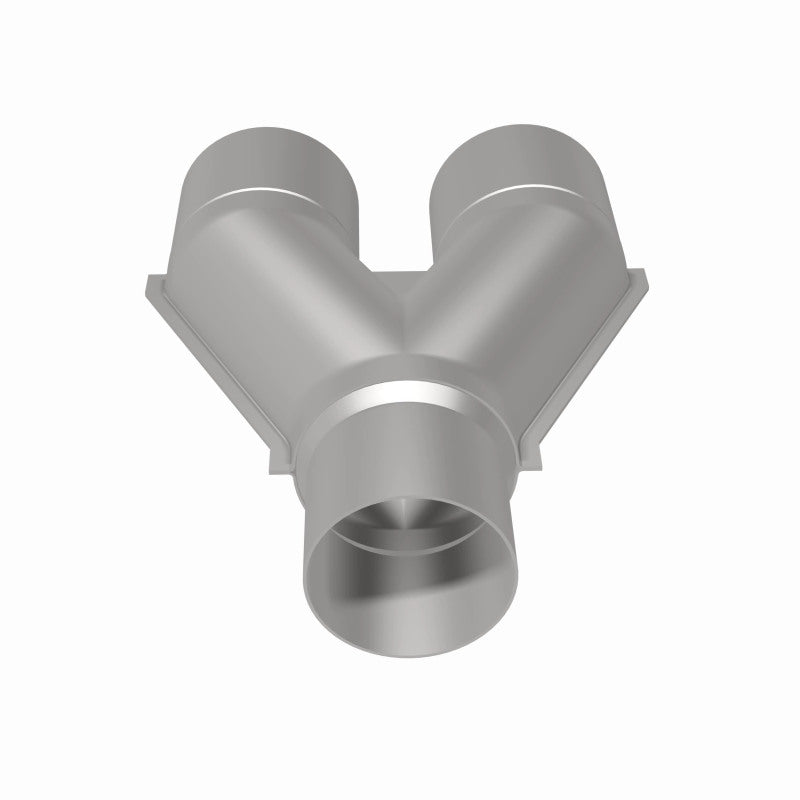 MagnaFlow Universal Trans Y-Pipe All SS 4inch (Dual) 3.5inch (Single) x 13inch (Overall) - 10800