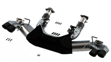 Load image into Gallery viewer, Borla 2020 Chevrolet Corvette C8 6.2 ATAK 3in Exhaust System Dual Round Rolled A/C Black Chrome Tips - 140839BC