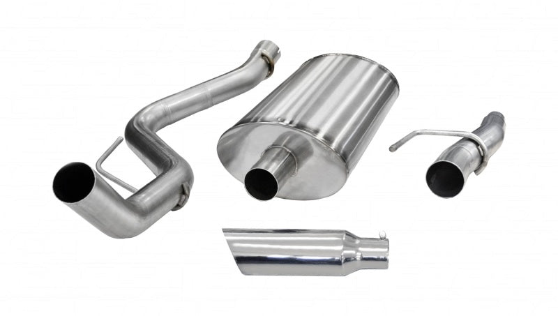 Corsa 2011-2014 Ford F-150 5.0L V8 Polished Sport Cat-Back Exhaust - 24393
