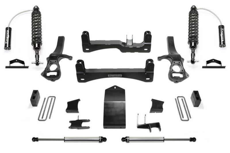 Fabtech 19-21 GM K1500 P/U 6in Perf Sys w/Dl 2.5 Resi & 2.25 - K1134DL