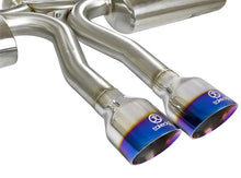 Load image into Gallery viewer, aFe Takeda 3in 304 SS Cat-Back Exhaust System w/ Blue Tips 2017+ Honda Civic Si 4Dr I4 1.5L (t) - 49-36621-L