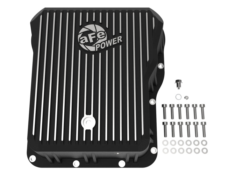 aFe Power Cover Trans Pan Machined Trans Pan GM Diesel Trucks 01-12 V8-6.6L Machined - 46-70072