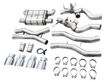 Load image into Gallery viewer, AWE Tuning SwitchPath Cat-Back Exhaust for BMW G8X M3/M4 - Chrome Silver Tips - 3025-43480