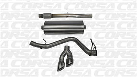 Corsa 14-19 GMC Sierra/Chevy Silv 1500 Crew Cab/Short Bed 5.3L V8 Polished Sport Single Side CB Exh - 14873