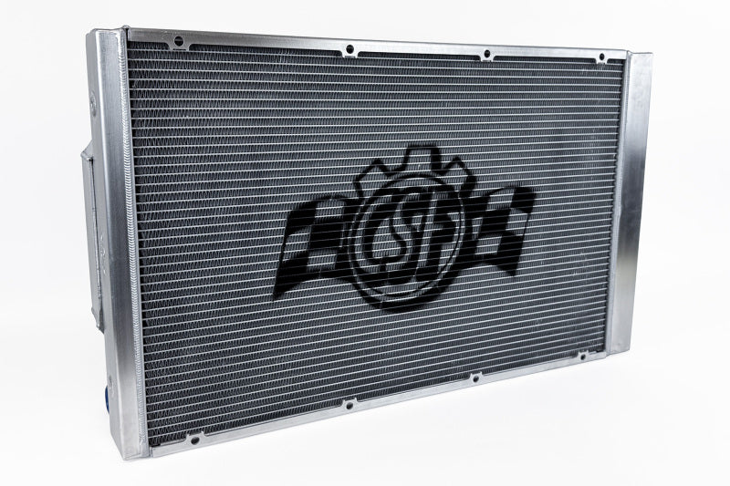 CSF Motorsport Radiator with Shroud - 14in SPAL Brushless Fans - Harnesses - 8374