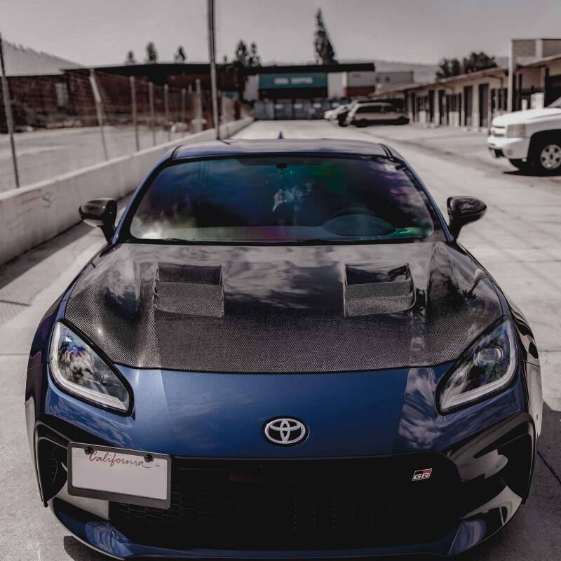 Seibon 2022 Toyota GR86/Subaru BRZ TS-Style Carbon Fiber Hood - HD22TY86-TS