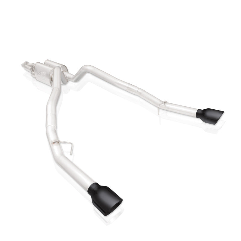 Stainless Works 2019+ Ram Redline Catback With Black Tips - RAM19CBR-B