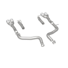 Load image into Gallery viewer, MagnaFlow Axle-Back, SS, 2.5in, Quad Split Rear 3.5in Tip 2015 Dodge Challenger 3.6L V6 - 19218