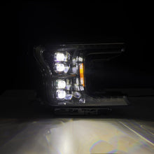 Load image into Gallery viewer, AlphaRex 18-20 Ford F-150 NOVA LED Proj Headlight Alpha Blk (14th Gen G2 Style) - 880249