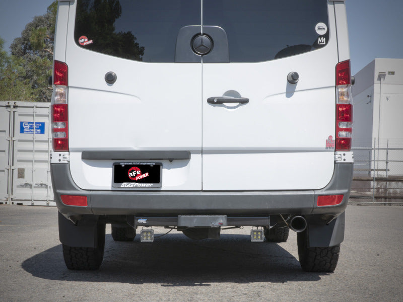 aFe Vulcan Series 3in 304SS DPF-Back Exhaust w/ Black Tip 14-18 Mercedes-Benz Sprinter 2500 - 49-36502-B