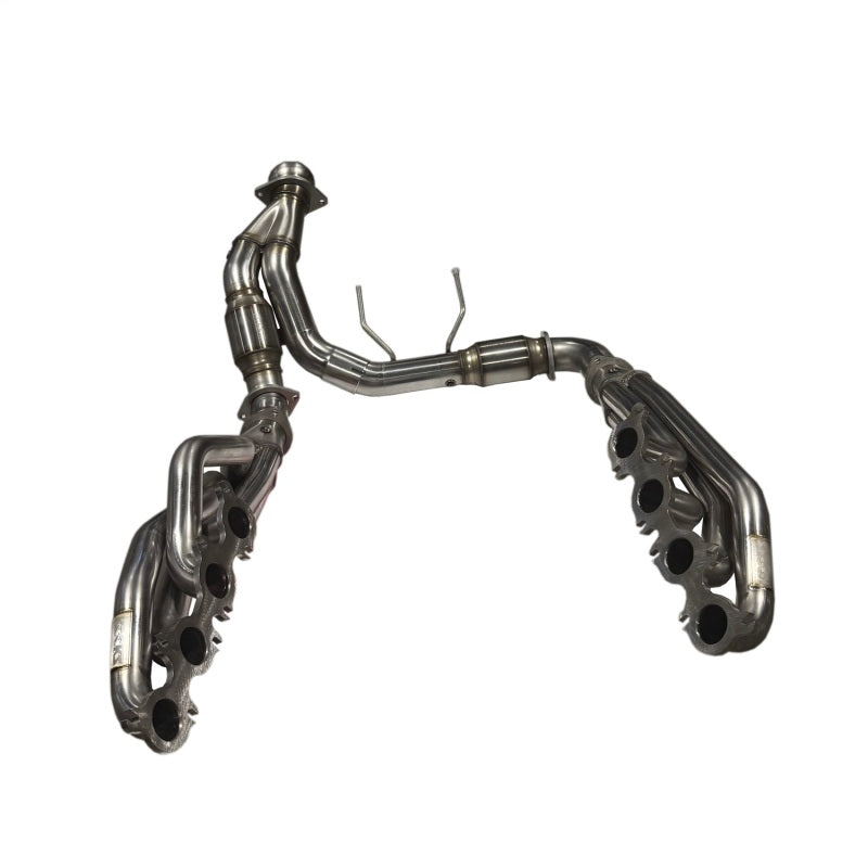 Kooks 21-23 Ford F150 Coyote V8 5.0L 1-7/8in SS Header w/ GREEN Catted Connection Pipe - 1371H430