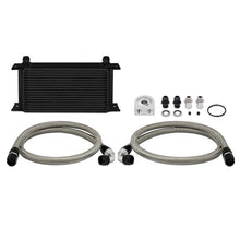 Load image into Gallery viewer, Mishimoto Universal 19 Row Oil Cooler Kit - Black - MMOC-ULBK
