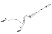 Load image into Gallery viewer, Borla 15-17 F-150 2.7/3.5L V6 EcoBoost / 5.0L V8 Black Chrome Cat-Back Touring Exhaust - 140614BC