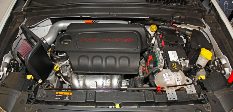 K&N 2015 Jeep Renegade L4-2.4L High Flow Performance Air Intake Kit - 77-1565KS