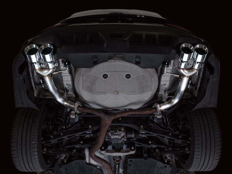 AWE Tuning 22-25 Subaru VB WRX Track Edition Axle-Back Exhaust - Chrome Silver Tips - 3020-42424