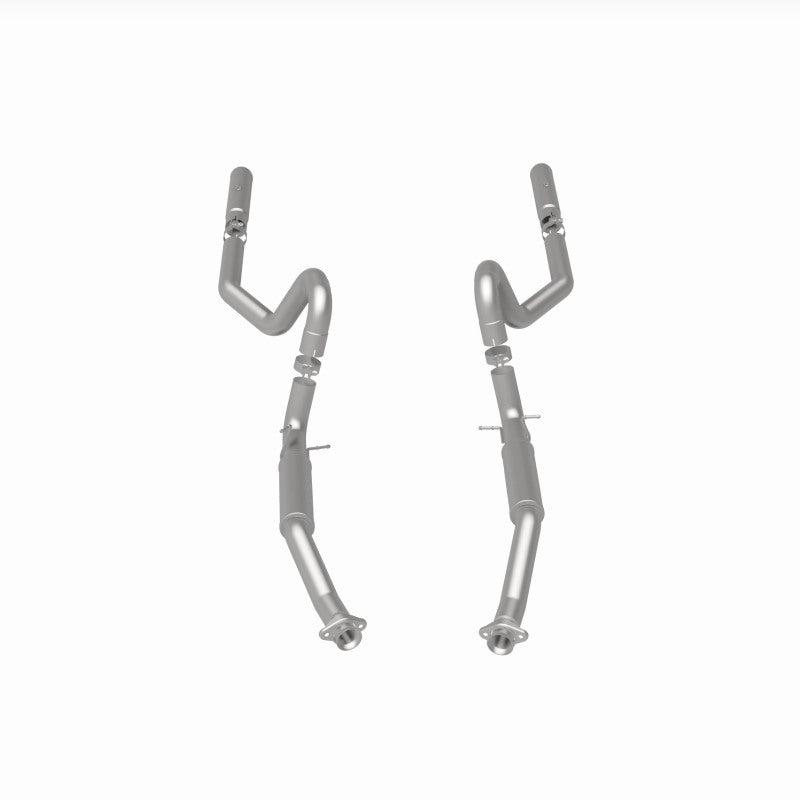 MagnaFlow 99-04 Mustang Mach 1 V8 4.6L Dual Split Rear Exit Stainless Cat-Back Performance Exhaust - 16394