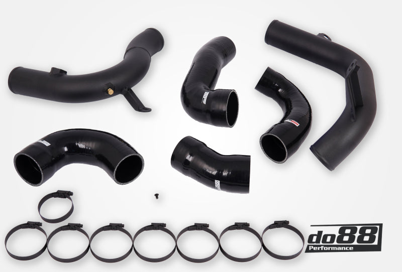 do88 VAG 2.0 TSI EA888 Gen4 (245hp) do88 Intercooler Pressure Pipes Black Hoses - TR-340-DO88-2-S