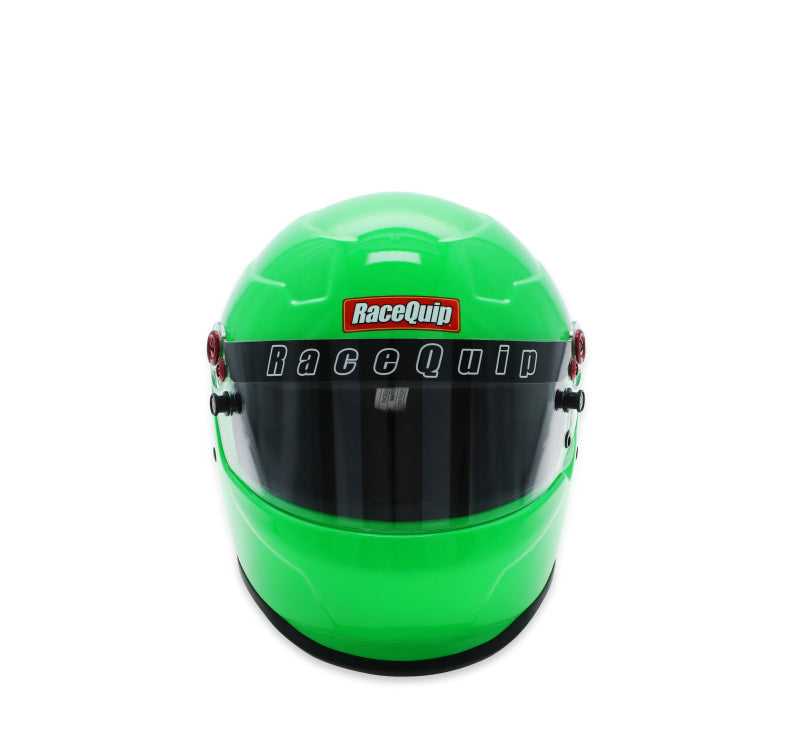RaceQuip PRO25 SA2025 FLO GRN MED HELMET - 277773RQP