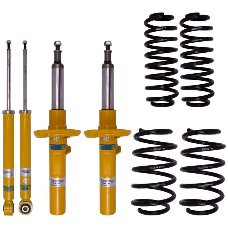 Bilstein B12 Pro-Kit 12-17 Volkswagen Beetle Front and Rear Monotube Suspension Kit - 46-259486
