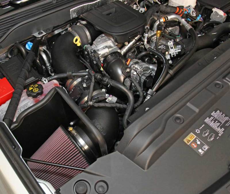 K&N 15 GMC Sierra 2500/3500HD 6.6L V8 AirCharger Performance Intake - 63-3087