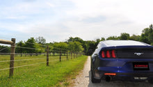 Load image into Gallery viewer, Corsa 2015-2017 Ford Mustang EcoBoost 2.3T Sport 3in Cat-Back Dual Rear Exit Black Tips - 14343BLK