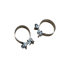 Load image into Gallery viewer, Kooks 3in Oval Clamp In Center/Center Muffler 18in Long Body Polished Stainless Steel - MUF-019-CI