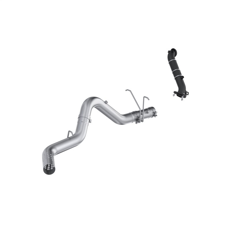 MBRP 15-16 Chevy Silverado / GMC Sierra 2500/3500HD 4in OD CatBack Single Side Exit w/ Downpipe - AL - S6009PLM