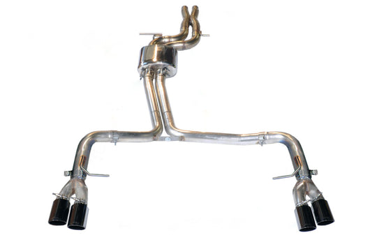 AWE Tuning Audi B8.5 S5 3.0T Track Edition Exhaust - Diamond Black Tips (102mm) - 3010-43046