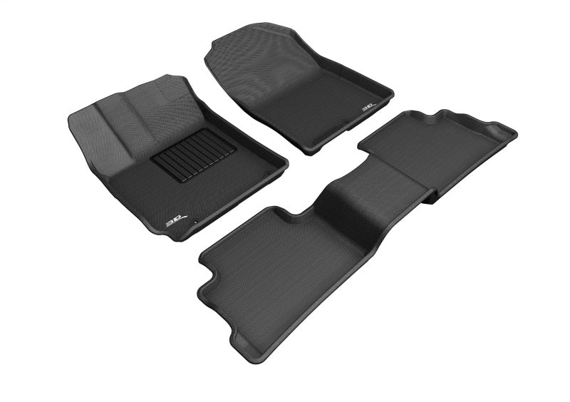 3D MAXpider 18-23 Hyundai Kona Kagu Black Full Set - L1HY09201509