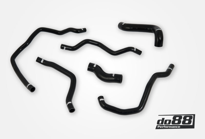 do88 BMW 320/323/325/328/330 (E46) Coolant Hoses - Black - DO88-KIT219S