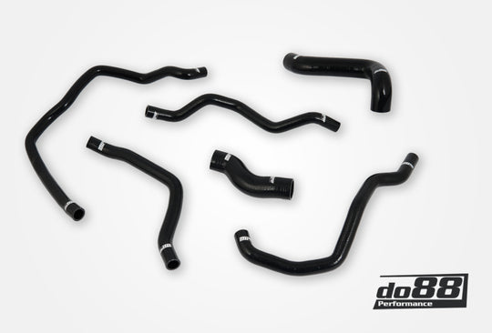 do88 BMW 320/323/325/328/330 (E46) Coolant Hoses - Black - DO88-KIT219S