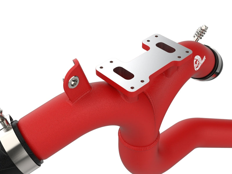 AFE 18-21 Kia Stinger V6-3.3L BladeRunner Alum Hot/Cold Charge Pipe Kit Red - 46-20504-R