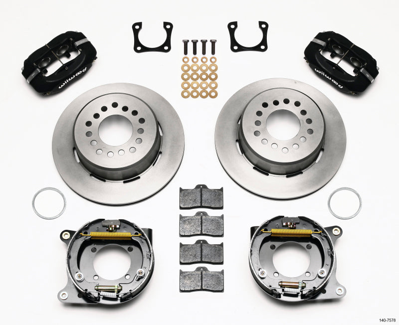 Wilwood Forged Dynalite P/S Park Brake Kit Chevy 12 Bolt-Spec 3.15in Bearing - 140-7578