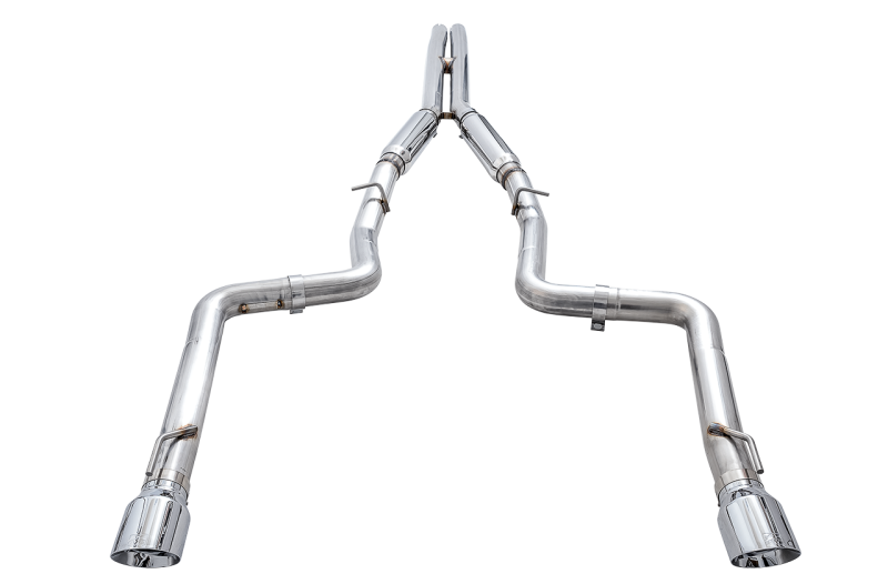 AWE Tuning 2015+ Dodge Charger 6.4L/6.2L Supercharged Track Edition Exhaust - Chrome Silver Tips - 3015-32112