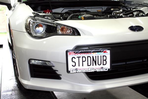 GrimmSpeed 10+ Subaru Legacy/Outback / 13+ Subaru BRZ/13+ Scion FR-S License Plate Relocation Kit - 094029
