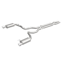 Load image into Gallery viewer, MagnaFlow Cat Back, SS, 3in, Street, Dual Split Polished 4.5in Tips 2015 Ford Mustang GT V8 5.0L - 19100