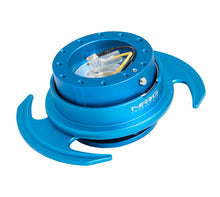 Load image into Gallery viewer, NRG Quick Release Kit Gen 3.0 - Blue Body / Blue Ring w/Handles - SRK-650BL
