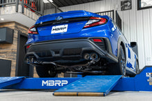 Load image into Gallery viewer, MBRP 2022 Subaru WRX 2.5in Dual Split Rear Exit w/ Quad CF Tips - T304 - S48103CF