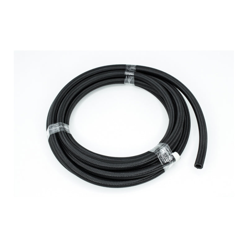 DeatschWerks 8AN Black Nylon Braided CPE Hose 20 Feet - 6-02-0816-20