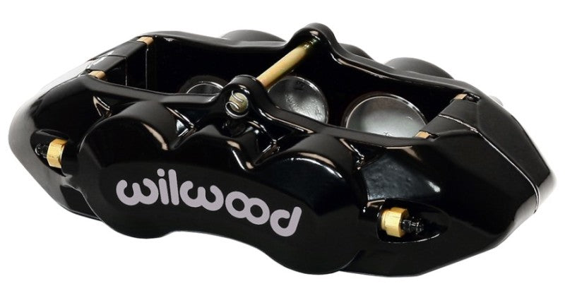 Wilwood Caliper-D8-6 L/H Front Black 1.88/1.38/1.25in Pistons 1.25in Disc - 120-11712-BK