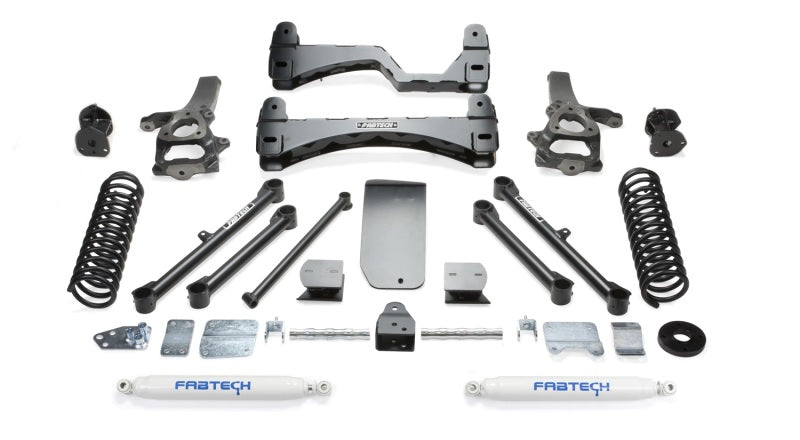 Fabtech 13-18 Ram 1500 4WD 6in Basic Sys w/Perf Shks - K3055