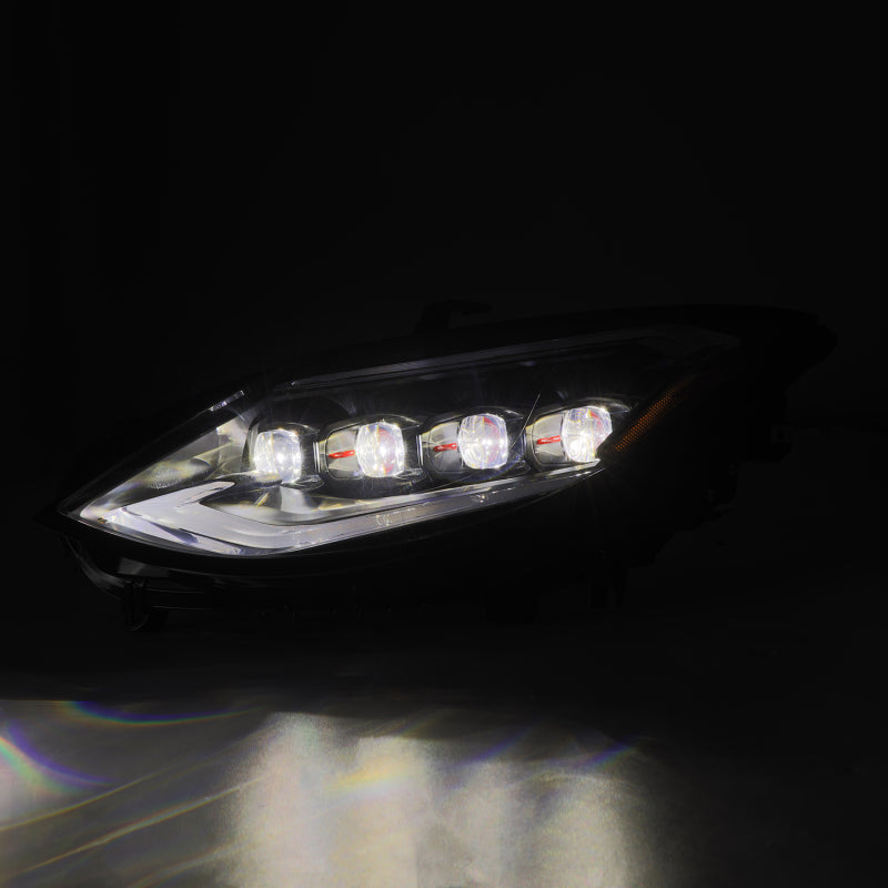 AlphaRex 23-24 Nissan Z NOVA-Series LED Projector Headlights Black w/Activation Light & Seq.Sig - 880493