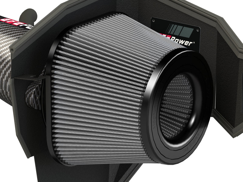aFe POWER Magnum FORCE Carbon Fiber Stage 2 Pro Dry S CAIS - 11-18 Dodge Challenger/Charger V8-6.4L - 51-12172-C