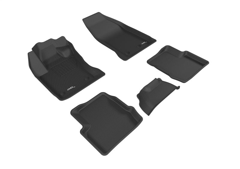 3D MAXpider 15-23 FiAT 500X Kagu Black Full Set - L1FA00501509