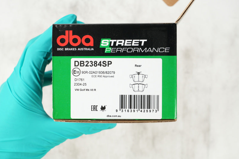 DBA Volkswagen Golf (MK7) SP Performance Rear Brake Pads - DB2384SP