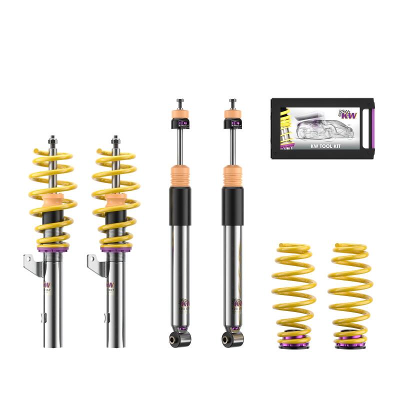 KW Coilover Kit V3 KW Coilover Kit V3 2022+ Audi A3 (GY) Sedan 2WD w/o Electronic Dampers (50mm) - 352800CJ