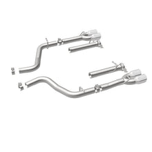 Load image into Gallery viewer, MagnaFlow Axle-Back, SS, 2.5in, Quad Split Rear 3.5in Tip 2015 Dodge Challenger R/T 5.7L - 19210
