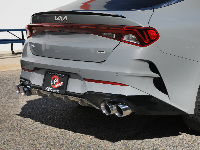 aFe Takeda 21-24 Kia K5 GT L4-2.5L (t) SS Axle-Back Exhaust System w/ Polished Tips - 49-37043-P