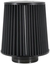 Load image into Gallery viewer, K&amp;N Universal Rubber Filter-Round Tapered 4in Flange ID x 8in Base OD x 6.625in Top OD x 8in H - RU-5171HBK